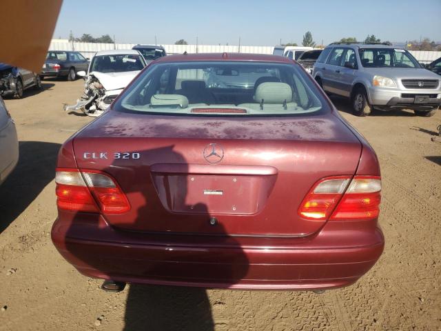 WDBLJ65G0YF122691 - 2000 MERCEDES-BENZ CLK 320 BURGUNDY photo 6