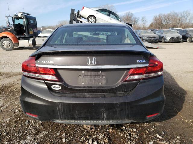 2HGFB2F6XEH555246 - 2014 HONDA CIVIC HF GRAY photo 6