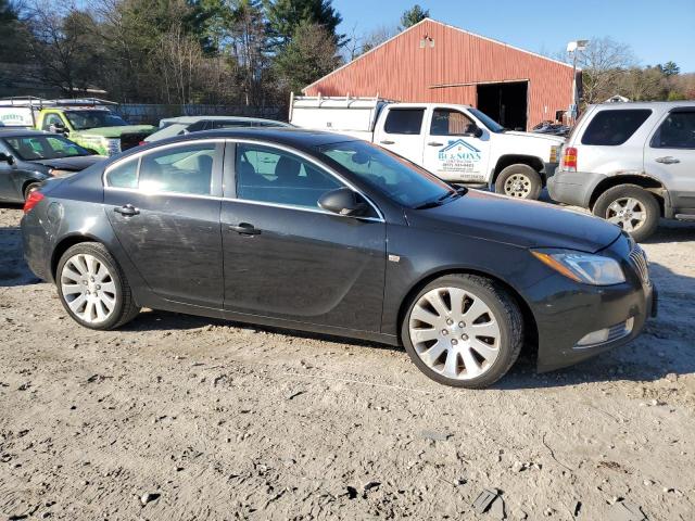 W04G15GV4B1054743 - 2011 BUICK REGAL CXL GRAY photo 4