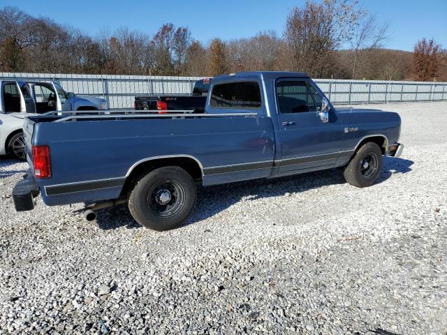 1B7FD04Y6JS674108 - 1988 DODGE D-SERIES D BLUE photo 3