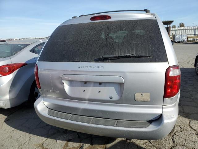 1B4GP45372B531883 - 2002 DODGE CARAVAN SP SILVER photo 6