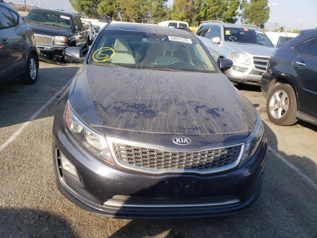 KNAGM4AD7E5063941 - 2014 KIA OPTIMA HYB BLUE photo 5