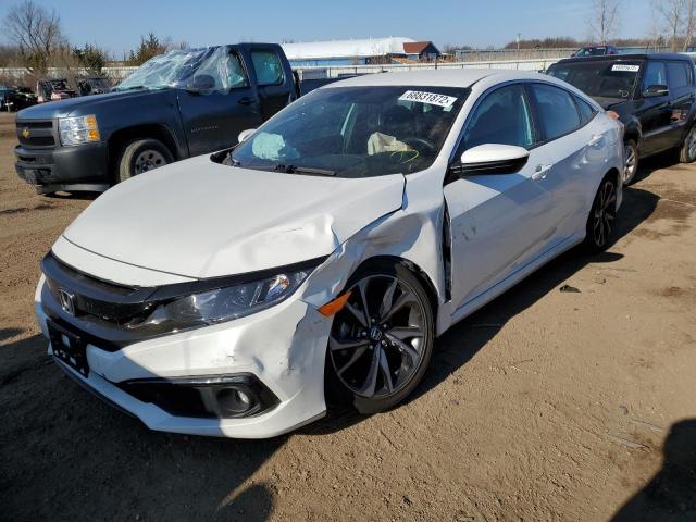 2HGFC2F82LH514749 - 2020 HONDA CIVIC SPOR 白色 照片 1