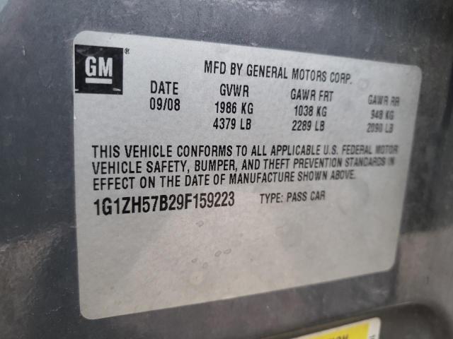 1G1ZH57B29F159223 - 2009 CHEVROLET MALIBU 1LT 灰色 照片 13