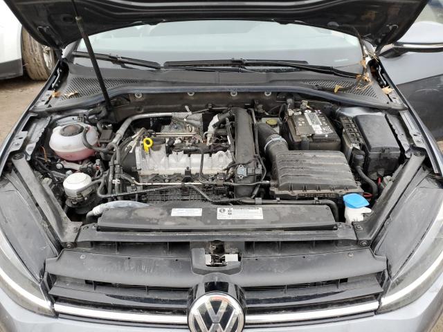 3VWG57AU1KM007336 - 2019 VOLKSWAGEN GOLF S GRAY photo 11