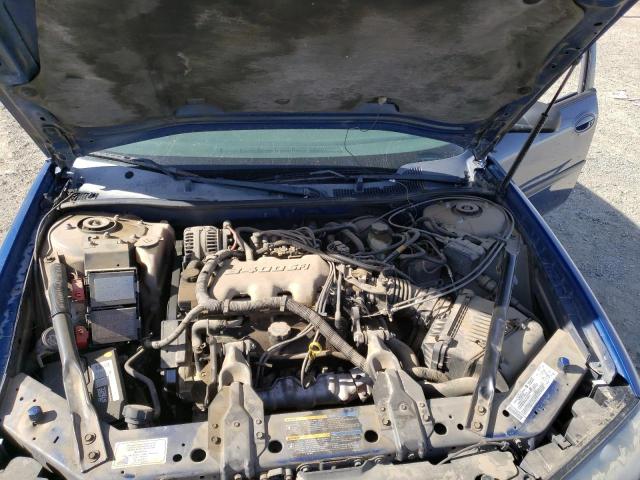 2G1WF52E559326817 - 2005 CHEVROLET IMPALA BLUE photo 11