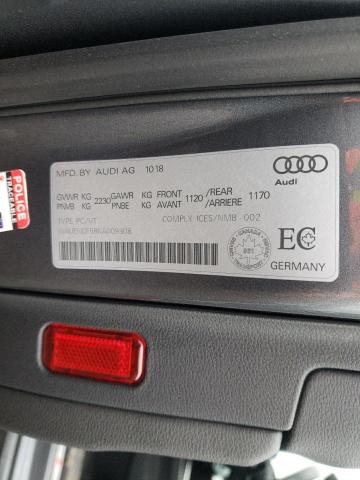 WAUENCF58KA009308 - 2019 AUDI A5 PREMIUM GRAY photo 13