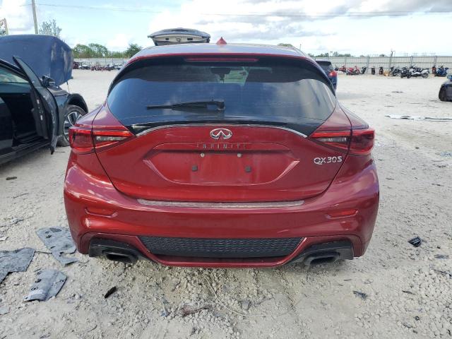 SJKCH5CP8JA044154 - 2018 INFINITI QX30 BASE RED photo 6