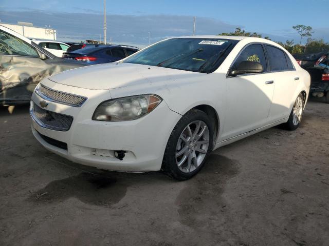 1G1ZE5EB5AF201724 - 2010 CHEVROLET MALIBU LTZ თეთრი ფოტო 1