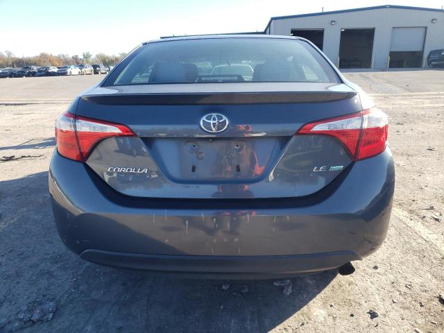 2T1BPRHE5EC206663 - 2014 TOYOTA COROLLA EC GRAY photo 6