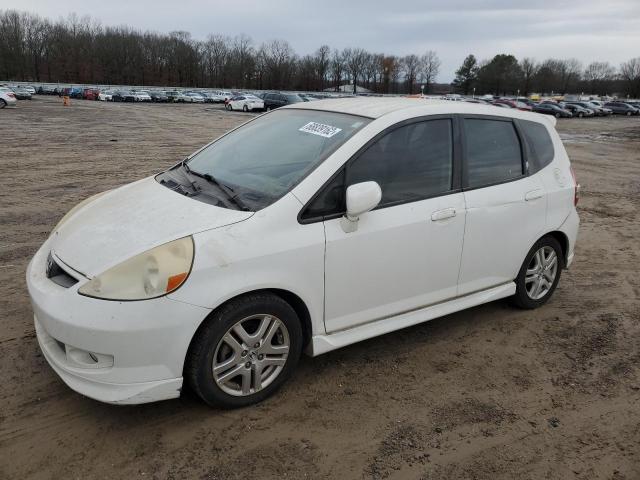 JHMGD386X7S025627 - 2007 HONDA FIT თეთრი ფოტო 1