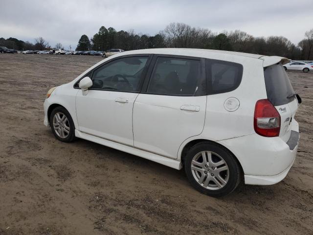 JHMGD386X7S025627 - 2007 HONDA FIT თეთრი ფოტო 2