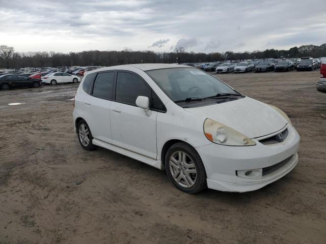 JHMGD386X7S025627 - 2007 HONDA FIT თეთრი ფოტო 4