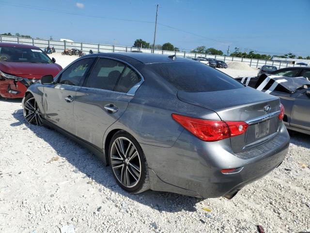 JN1EV7AP8HM742097 - 2017 INFINITI Q50 PREMIU GRAY photo 2