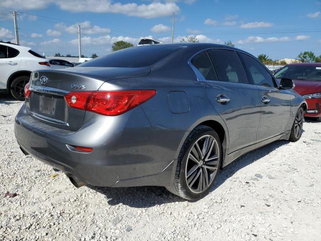 JN1EV7AP8HM742097 - 2017 INFINITI Q50 PREMIU GRAY photo 3