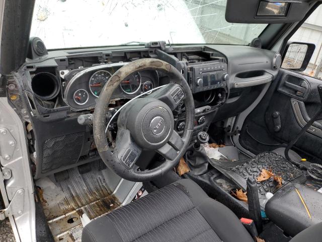 1C4AJWAG5CL123330 - 2012 JEEP WRANGLER S SILVER photo 8