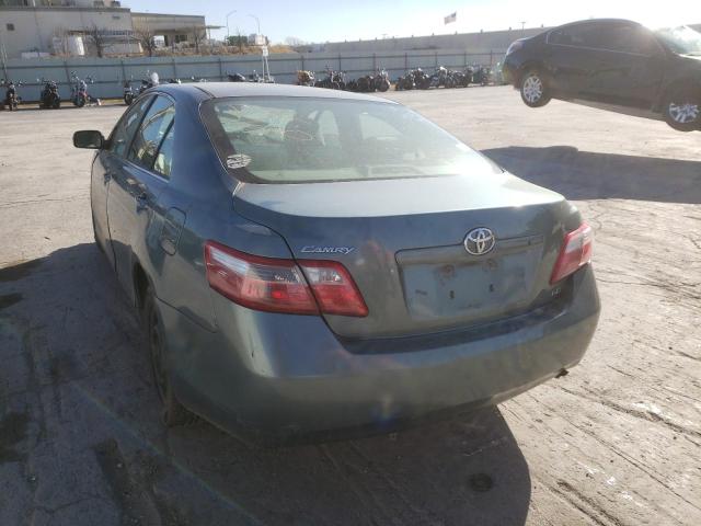4T1BE46K87U632561 - 2007 TOYOTA CAMRY CE TEAL photo 3
