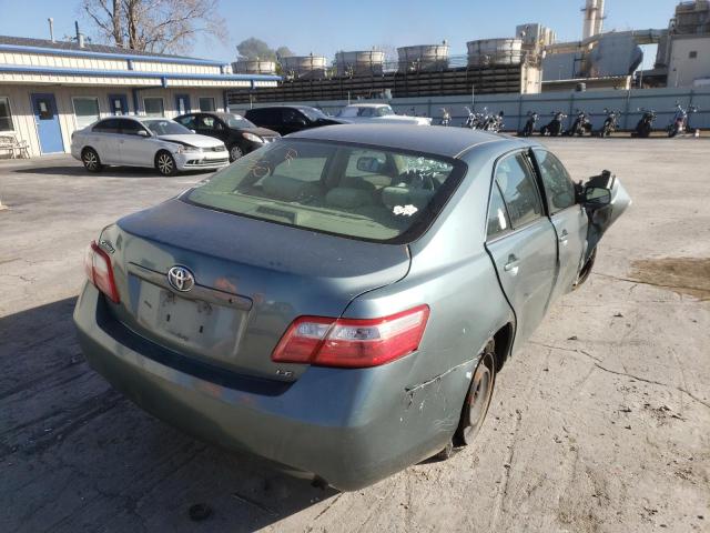 4T1BE46K87U632561 - 2007 TOYOTA CAMRY CE TEAL photo 4