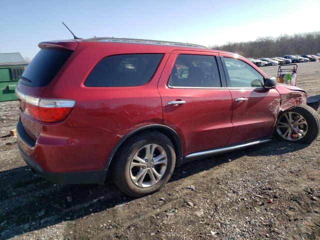 1C4RDHDG7DC700068 - 2013 DODGE DURANGO CR RED photo 3