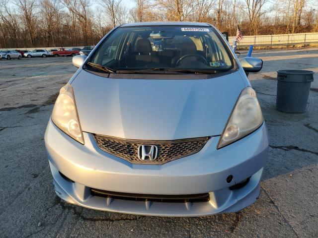 JHMGE8H41AC037739 - 2010 HONDA FIT SPORT BLUE photo 5