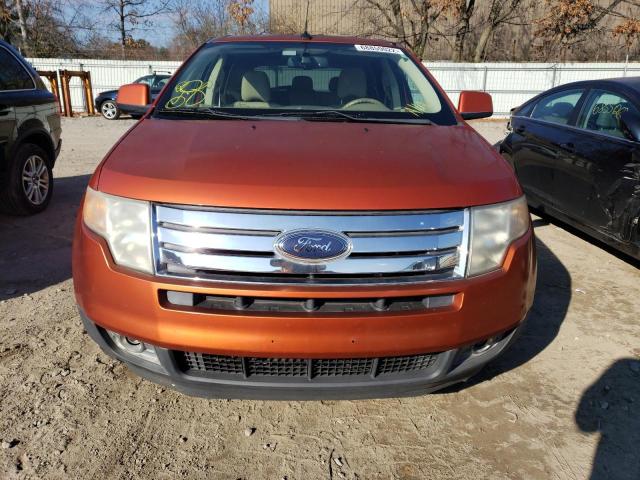 2FMDK48C57BB65368 - 2007 FORD EDGE ORANGE photo 5