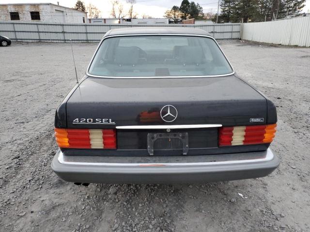 WDBCA35D1GA237686 - 1986 MERCEDES-BENZ 420 SEL BLACK photo 6