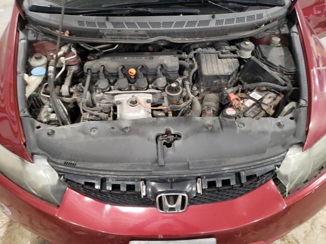 2HGFA15659H512065 - 2009 HONDA CIVIC LX-S Czerwony zdjęcie 11