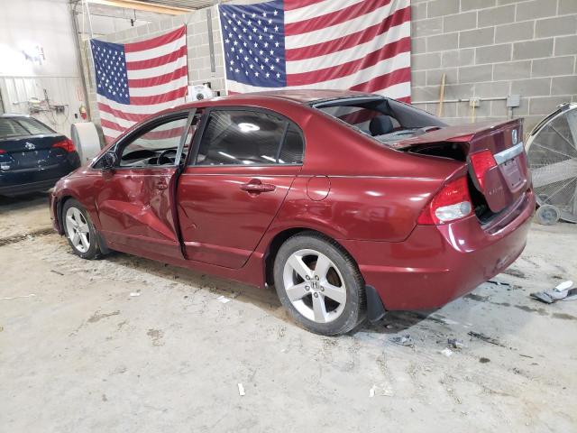 2HGFA15659H512065 - 2009 HONDA CIVIC LX-S Czerwony zdjęcie 2