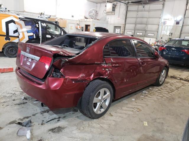 2HGFA15659H512065 - 2009 HONDA CIVIC LX-S Czerwony zdjęcie 3