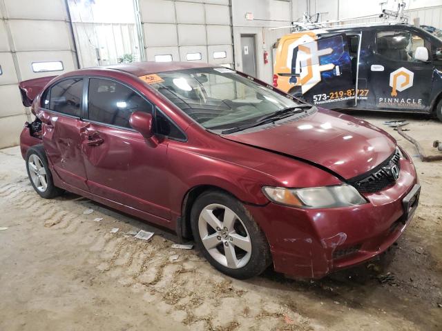 2HGFA15659H512065 - 2009 HONDA CIVIC LX-S Czerwony zdjęcie 4