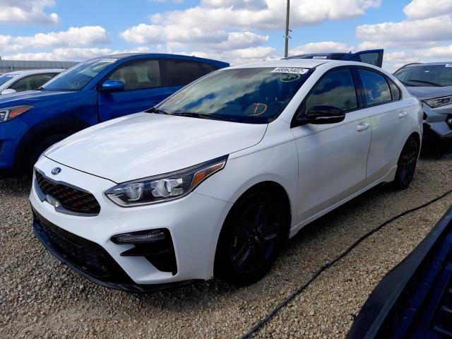 3KPF34AD7LE250535 - 2020 KIA FORTE GT L WHITE photo 1