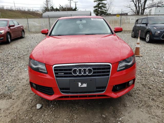 WAUKFAFL5AN051705 - 2010 AUDI A4 PRESTIG RED photo 5