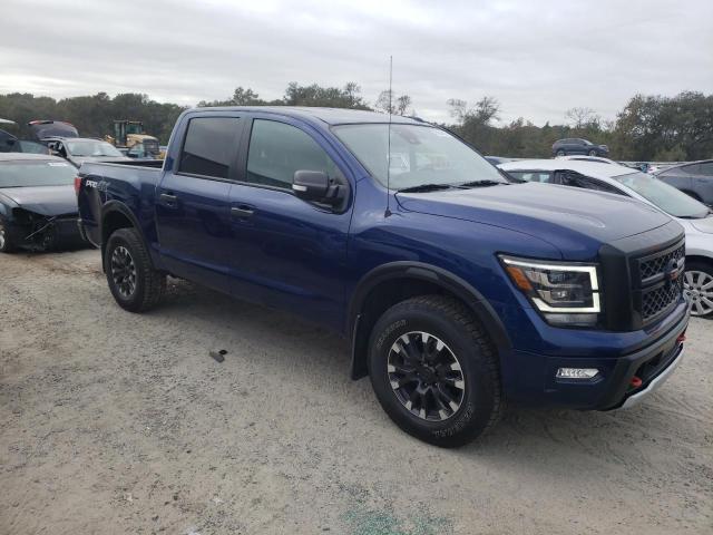 1N6AA1ED0LN****** - 2020 NISSAN TITAN SV BLUE photo 4