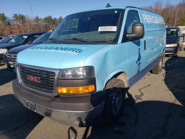 1GTW7AFG5J1204787 - 2018 GMC SAVANA G25 BLUE photo 2