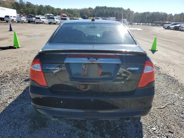 3FAHP0KC0BR170759 - 2011 FORD FUSION SPO BLACK photo 6