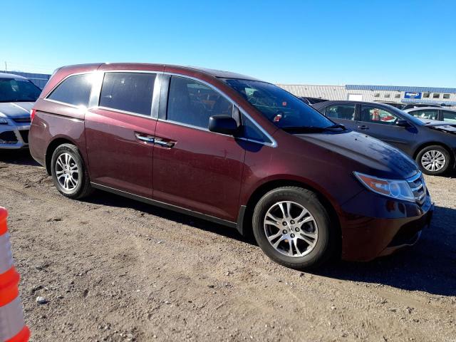 5FNRL5H67DB054844 - 2013 HONDA ODYSSEY EX RED photo 4