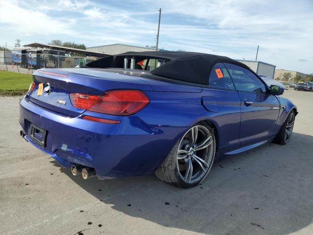 WBSLZ9C54EDZ78511 - 2014 BMW M6 BLUE photo 3