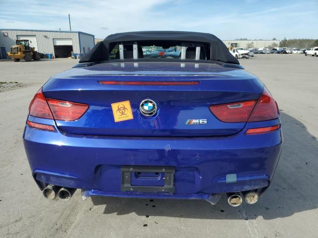 WBSLZ9C54EDZ78511 - 2014 BMW M6 BLUE photo 6