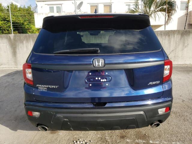 5FNYF8H55MB014211 - 2021 HONDA PASSPORT E 蓝色 照片 6