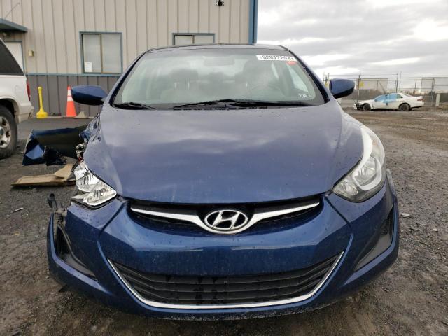 5NPDH4AE1GH788246 - 2016 HYUNDAI ELANTRA SE BLUE photo 5