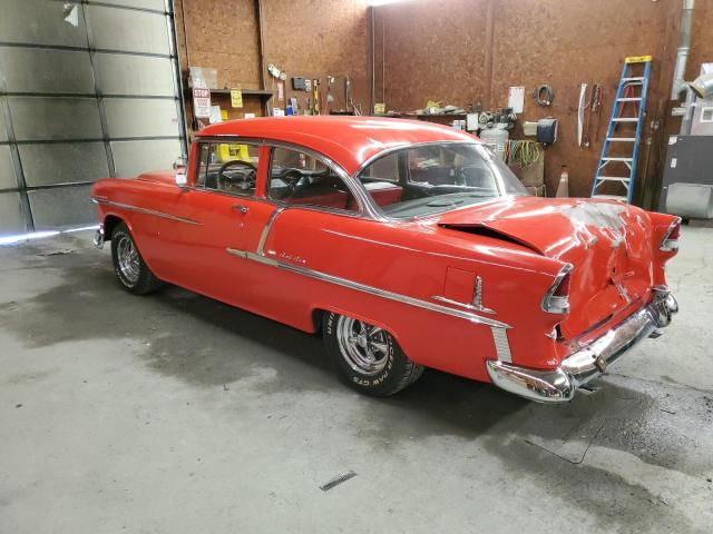 VC55T033351 - 1955 CHEVROLET BELAIRE RED photo 2