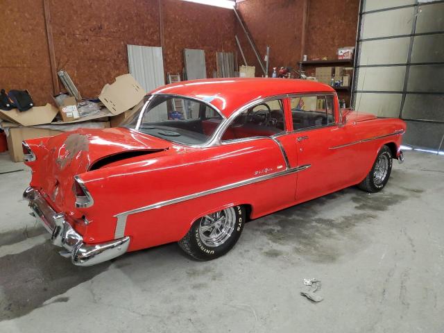 VC55T033351 - 1955 CHEVROLET BELAIRE RED photo 3