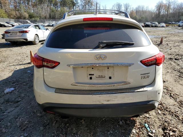 JN8CS1MWXDM170302 - 2013 INFINITI FX37 WHITE photo 6