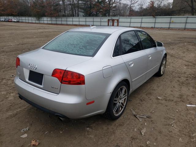 WAUAF78E16A202065 - 2006 AUDI A4 2 TURBO SILVER photo 3