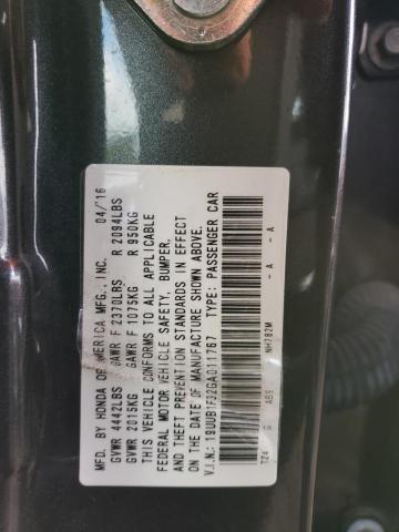 19UUB1F32GA011767 - 2016 ACURA TLX Серый фото 12