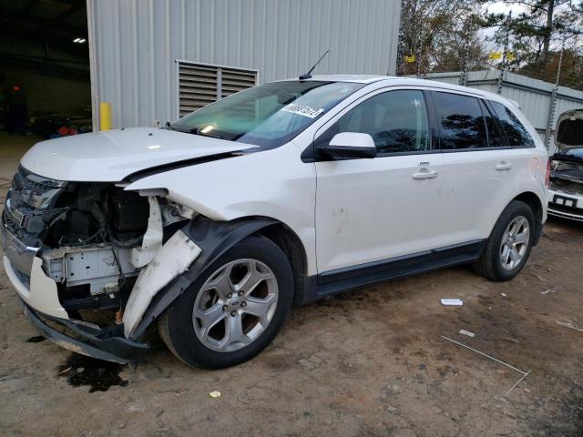 2FMDK3J94DBC44664 - 2013 FORD EDGE SEL WHITE photo 1