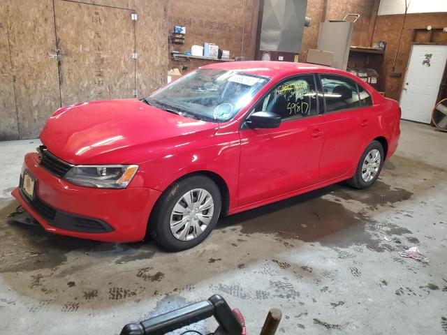 3VW2K7AJ9DM266992 - 2013 VOLKSWAGEN JETTA BASE RED photo 1