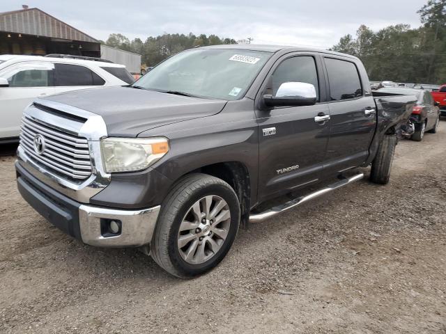 5TFFY5F15EX151656 - 2014 TOYOTA TUNDRA CRE GRAY photo 1