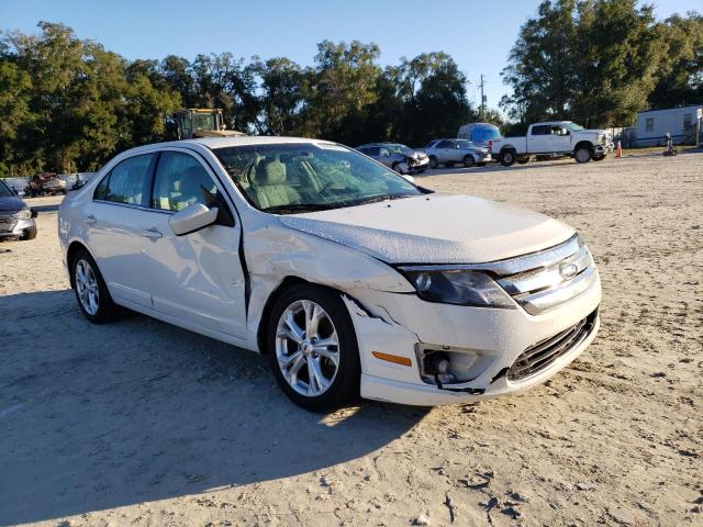 3FAHP0HG8CR275349 - 2012 FORD FUSION S F WHITE photo 1