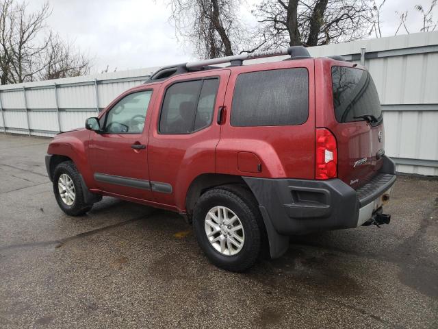 5N1AN0NW9EN800496 - 2014 NISSAN XTERRA X BURGUNDY photo 2